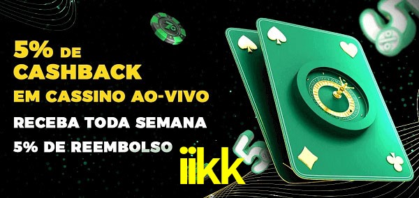 Promoções do cassino ao Vivo iikk